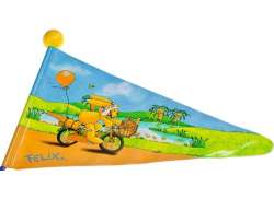 Bike Fashion Safety Flag Felix the Hare 175 cm