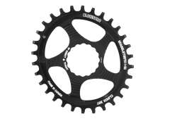 Blackspire Snaggletooth Oval Chainring 30T 6mm Offset - Bl