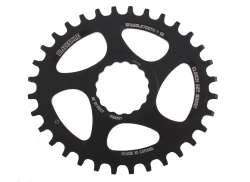 Blackspire Snaggletooth Oval Chainring 32T 3mm Offset - Bl