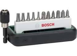 Bosch Bit Set 12-Parts TX/KR - Silver/Green