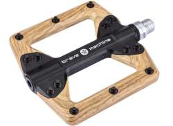 Brave Wood Pedals Platform 6-Pins - Black/Wooden