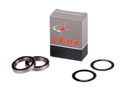Cema Ball Bearing Set Inox For. 30mm Bottom Bracket - Black