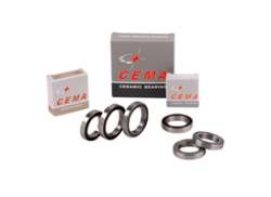 Cema Bracket Bearings Inox-Ceramic 25x37x7mm Single - Si (1)