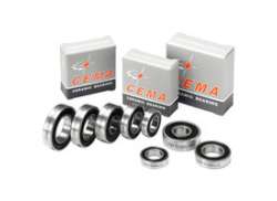 Cema Inox-Ceramic Bearings 6 x 13 x 5mm - Silver