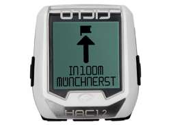 Ciclosport HAC 1.2+  Cyclocomputer + Heart Rate - White/Bl