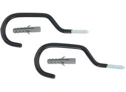 Contec Bike Storage Hook PVC-Coated with Plug (2)