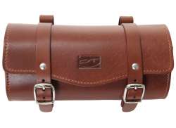Contec Classic Exclusiv Saddle Bag Leather 200x70x95mm - Gra