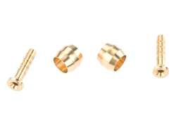 Contec Disc Stop Hose Fitting Set For. Shimano - Gold