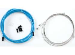 Contec Neo Stop + Brake Cable Set &#216;1.5mm Front/Rear - Blue