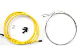 Contec Neo Stop + Brake Cable Set &#216;1.5mm Front/Rear - Yellow