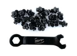 Contec Pedal Pins R-Pins Select with Wrench - Black (20)