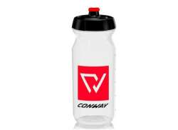 Conway Sense Grip Water Bottle Transparent/Black - 650ml