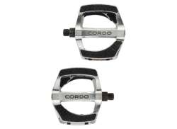 Cordo E-Bike Pedals Anti-Slip Aluminum - Silver