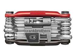 Crankbrothers Multi-Tool 17-Parts - Black/Red