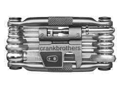 Crankbrothers Multitool Hi-Ten Steel 17 Parts - Silver