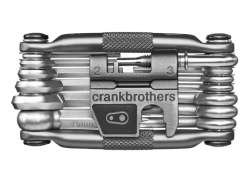 Crankbrothers Multitool Hi-Ten Steel 19 Parts - Silver