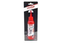 Cyclon Wet Lube Chain Oil On Map - Flask 125ml