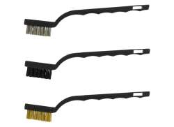 Cyclus Wire Brushes Mini 3 Pieces - Black