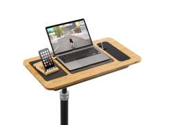Elite Laptop Holder 70 x 40cm For. Cycling Trainer - Wooden