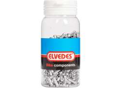 Elvedes Anti-Fray Nipple Aluminum 1.6mm - 500 Pieces