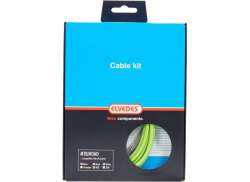 Elvedes Brake Cable Set ATB/Race Universal - Green