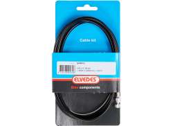 Elvedes Brake Cable Set Rear Inox - Black