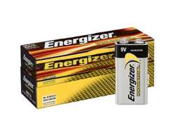 Energizer Alkaline Industrial Batteries 6LR61 9S (12)