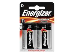 Energizer Power LR20 D Batteries 1.5S (2)