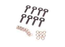 Esge Set Bicycle Mudguard Bolts Stainless (8 Pieces)