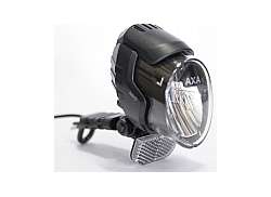 Gazelle Headlight Axa 70 Lux Hub Dynamo + Bracket Black/Grey