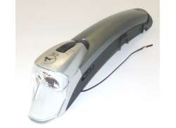 Gazelle Headlight Fendervision Hub Dynamo 60 Lux Gray/Silver