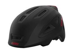 Giro Scamp II LED Cycling Helmet Matt Black/Red - S 49-53 cm