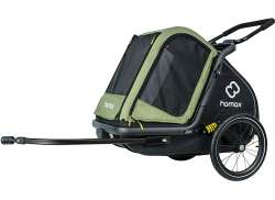 Hamax Pluto M Dogs Bicycle Trailer 20\" - Green/Black