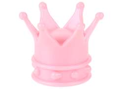 HBS Crown Valve Cap Sv Brass - Pink (1)