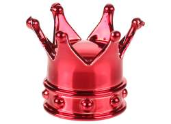 HBS Crown Valve Cap Sv Brass - Red (1)