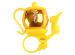 HBS Japanese Teapot Bicycle Bell &#216;22,2mm - Yellow