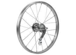 HBS Rear Wheel 18\" Brake Hub Aluminum - Silver