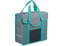HBS Shopper Bag 15L 36x13x33cm - Gray/Green