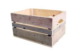 HBS Woodybox Steiger Bicycle Crate Wooden 40x30x24cm