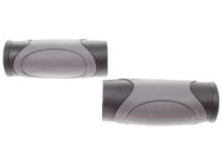 Herrmans Zeglo Dual Density Grips 90mm - Black/Gray
