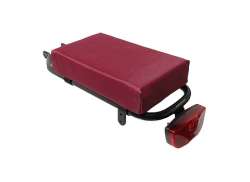 Hooodie Cushie enZo Petit Luggage Carrier Cushion - Red