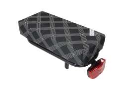 Hooodie Luggage Carrier Cushion Big Cushie Diamond Black