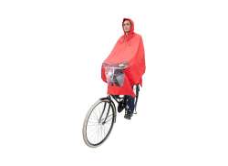 Hooodie Poncho One-Size-Fits-All Red