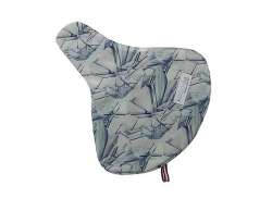Hooodie Saddle Cover Glass - White/Blue