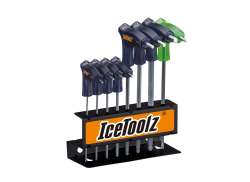 IceToolz Iinbussleutel set 2-2,5-3-4-5-6-8mmT25