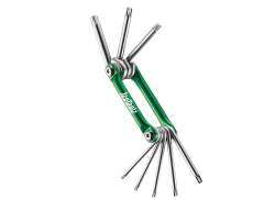 IceToolz Star-8 Multi-Tool 8-Parts - Green/Silver