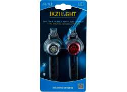 Ikzi Lighting Set Metal Dazle Twin Alu 1Led 4Xcr2032