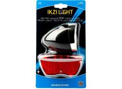IKZI Retro Lighting Set LED Batteries - Black/Chrome