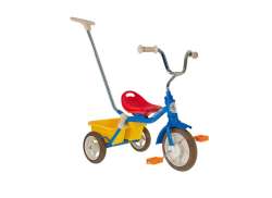 Ital Trike Tricycle 10 Inch - Blue/Red/Yellow