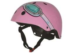 Kiddi Moto Goggle Childrens Helmet Pink - Size XS 45-50cm